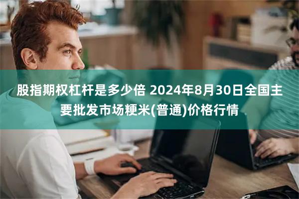 股指期权杠杆是多少倍 2024年8月30日全国主要批发市场粳米(普通)价格行情